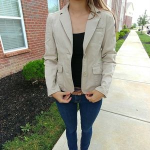 GAP Khaki Blazer Jacket